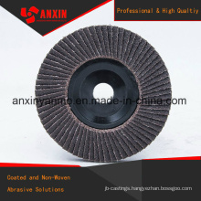 100*15mm Fiberglass Backing Flap Disc for Japaness Market Aluminium Oxide Abraisve